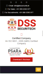 Mobile Screenshot of dsssecurity.in