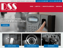 Tablet Screenshot of dsssecurity.net